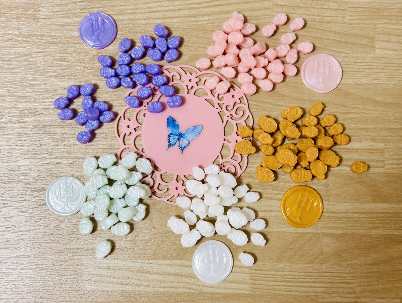 ダイソーメタリックで作ったワックス