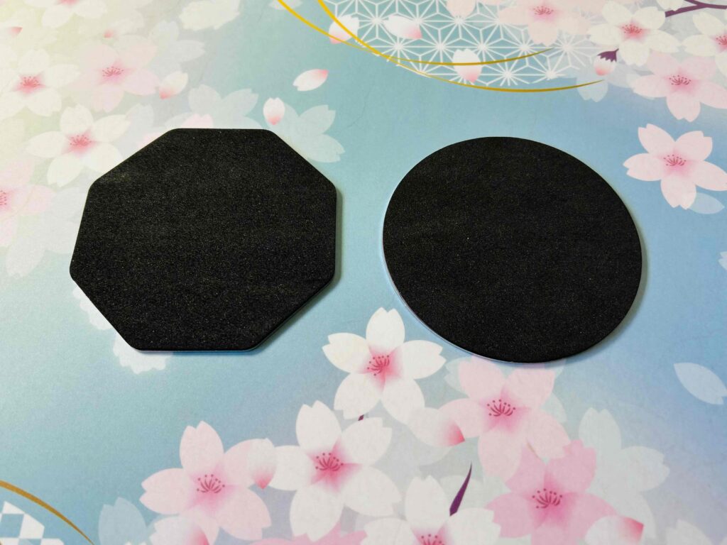 シーリングスタンプ　アルミ製マット（裏面）の写真