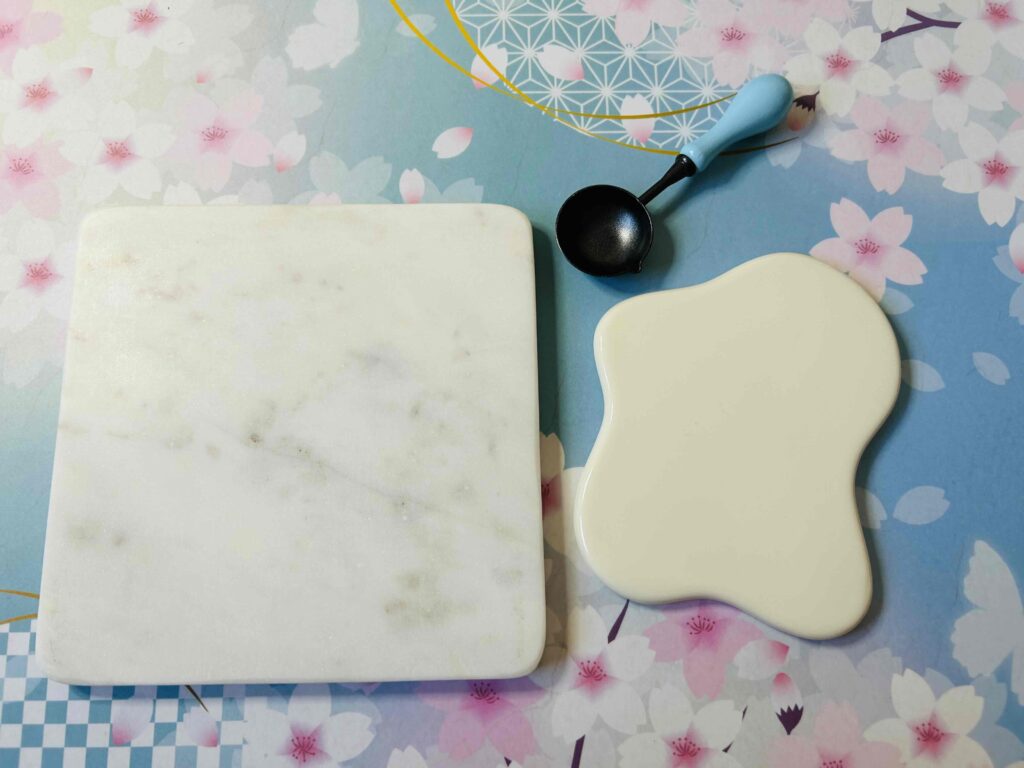 シーリングスタンプ　スタンプマットの代用品の写真