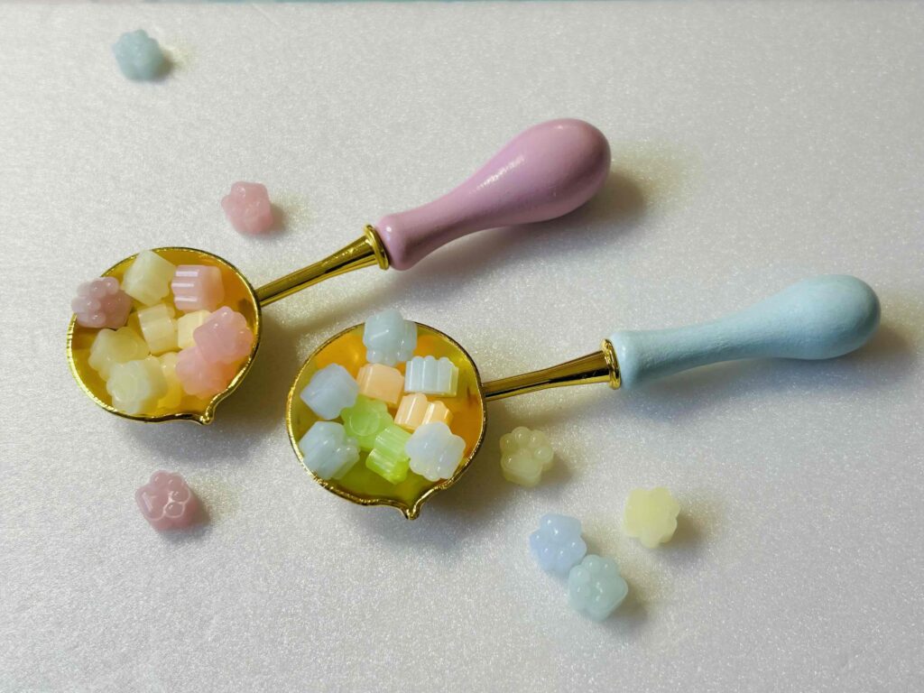 金属製のシーリングスプーンの写真